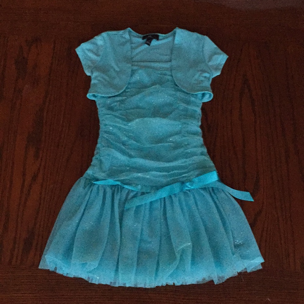 Sparkly Blue Child’s Dress